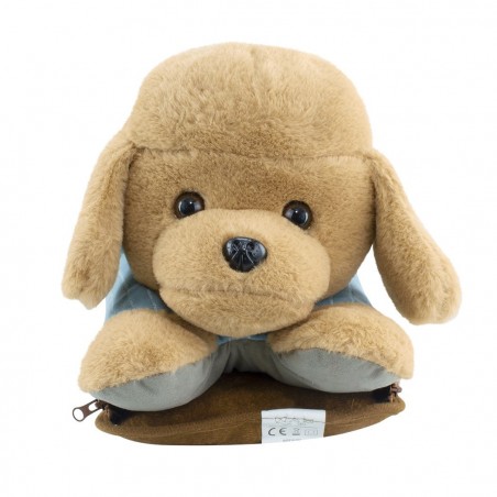 3965302 Sac chauffant électrique COVERI Amic8 avec chien en peluche