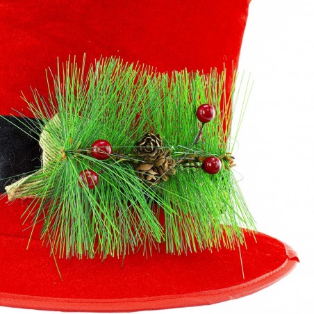 6427007 Chapeau cylindrique pour sapin de Noël Décoration de Noël