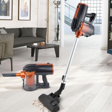 Vacumm Cleaner 2 en 1 aspirateur multicyclone réglable 600W et 3 brosses