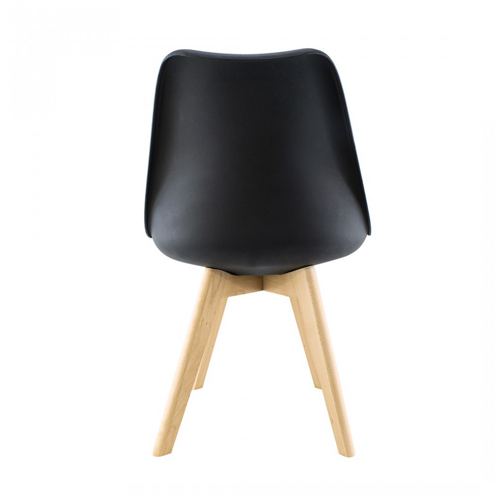 Chaise de salle à manger TULIP pieds en bois et...