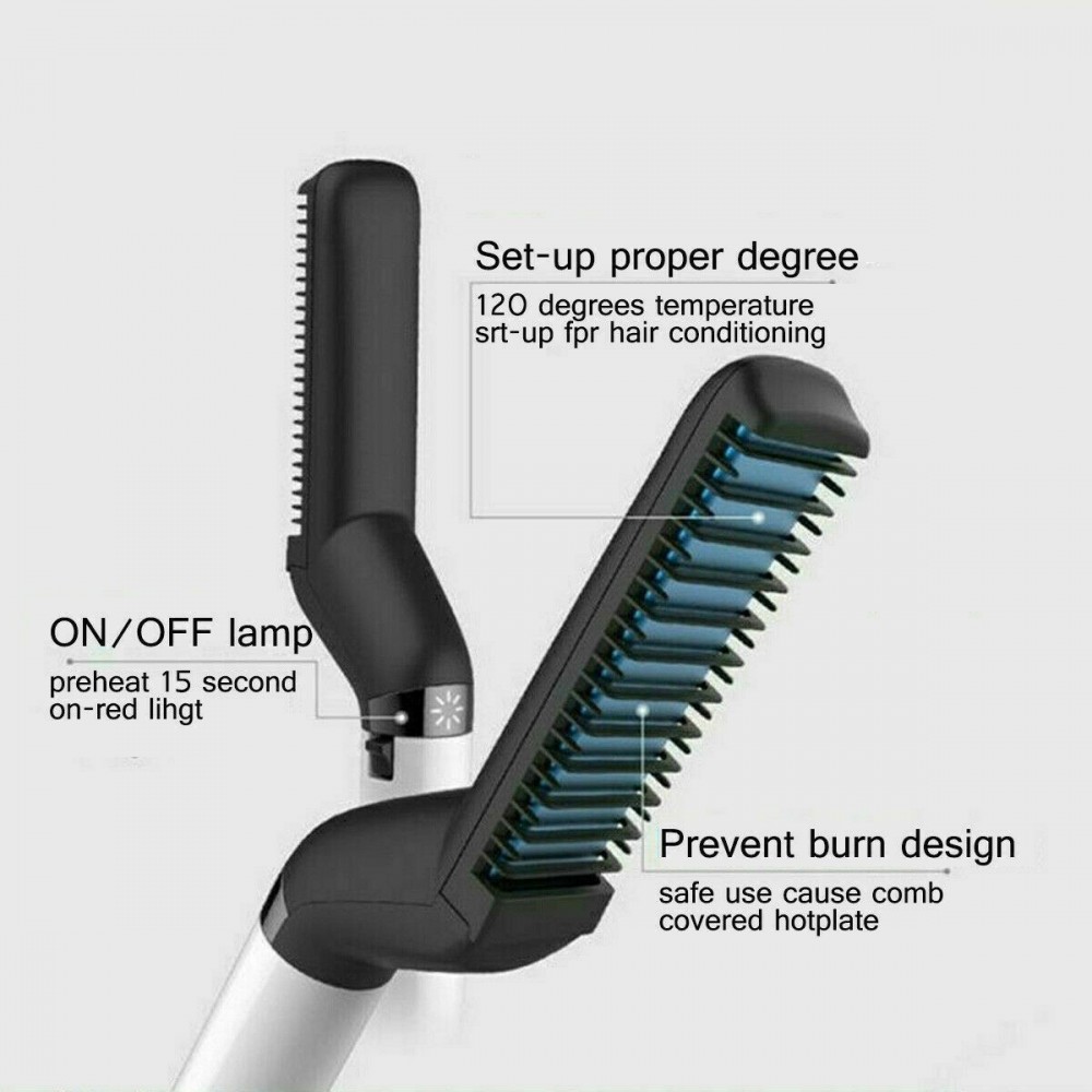 478962 Lisseur et brosse pour barbe et cheveux...