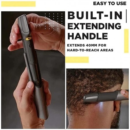 246851 Tondeuse cheveux et barbe sans fil à batterie 5 têtes