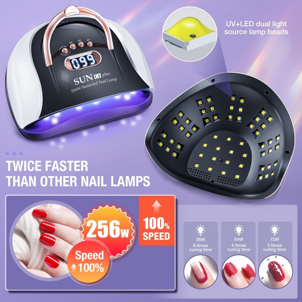 092816 Lampe à ongles professionnelle UV LED 57...
