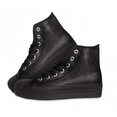 Chaussures Baskets modèle FRANKIE RAISE femmes - en similicuir plate-forme de 3,5 cm 