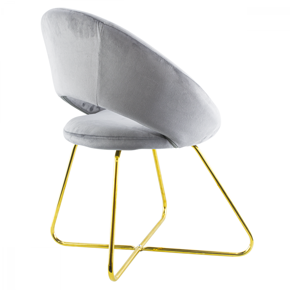 Fauteuil vintage GRETA 66x65x68H cm Chaise...