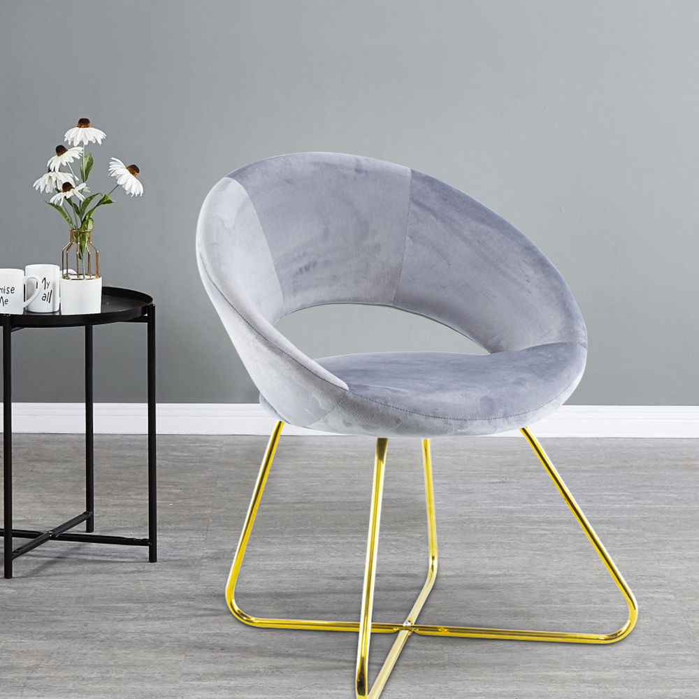 Fauteuil vintage GRETA 66x65x68H cm Chaise...