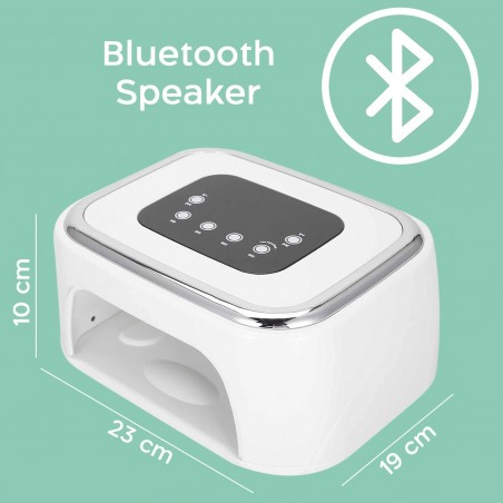 625968 Lampe UV pour sécher le vernis GEL 88W 42 LED avec haut-parleur Bluetooth