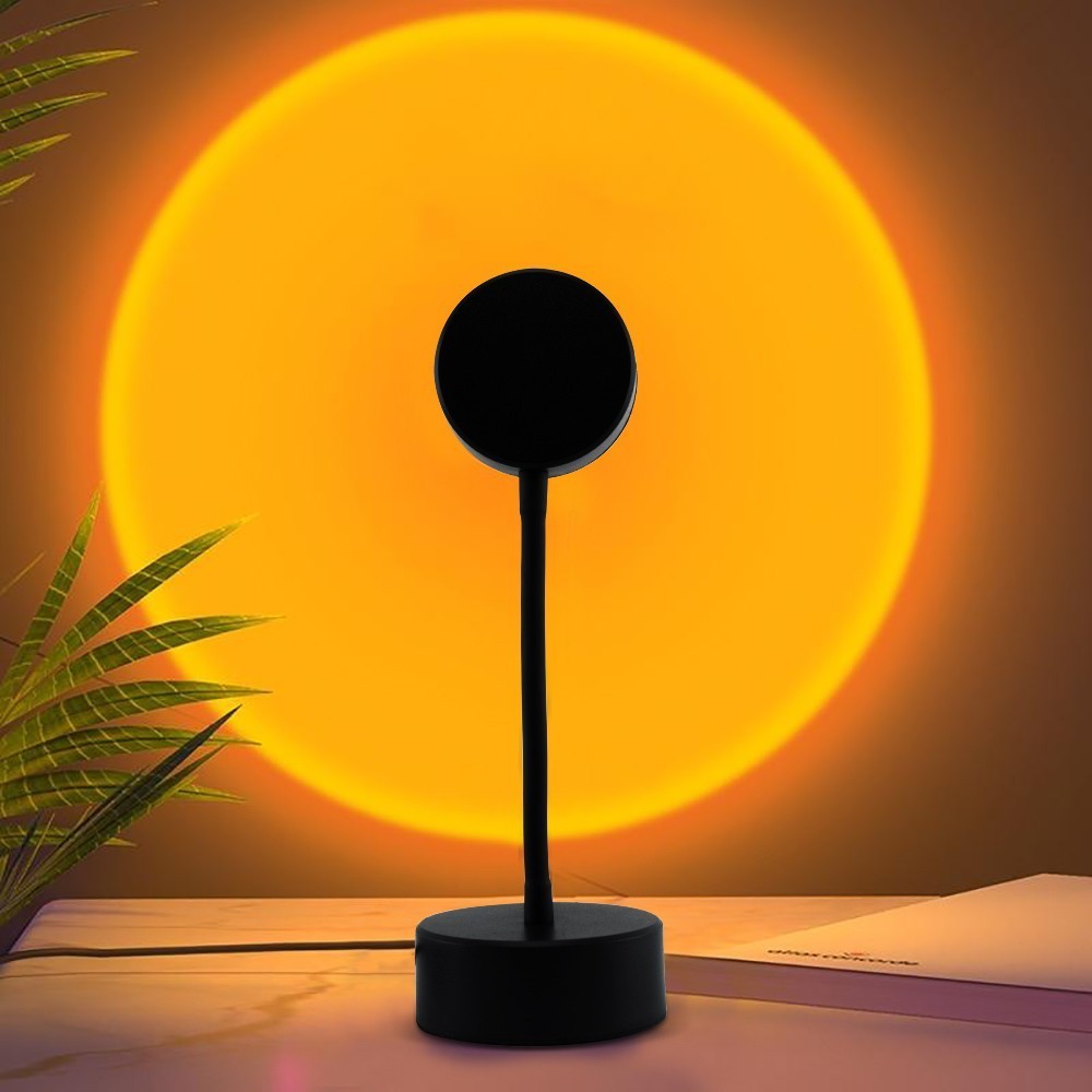 861155 Rotatif USB Atmosphère LED Lampe SUN...