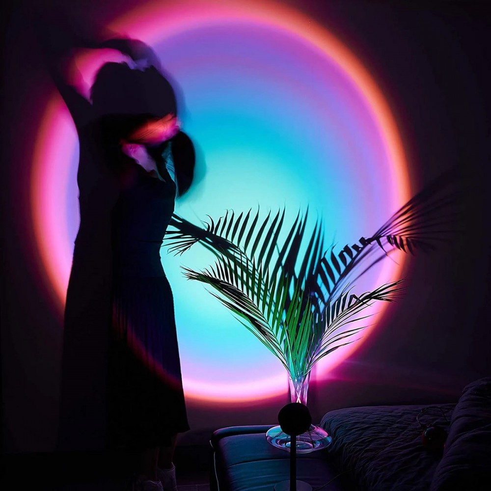 861155 Lampe d'ambiance LED USB rotative...