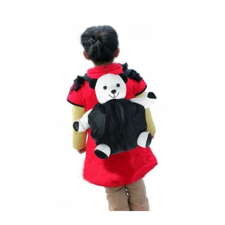 Sac à dos Peluche - 40 x 30 cm en peluche mon ami Pandy rembourré à fermeture éclair et bretelles réglables