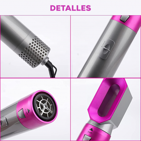 Sèche-cheveux multifonction 5 en 1 Brosse à air chaud de style parfait 1000W