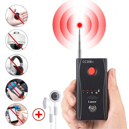 C3308 Détecteur de télécommande caméras cachées radar anti-espionnage sans fil