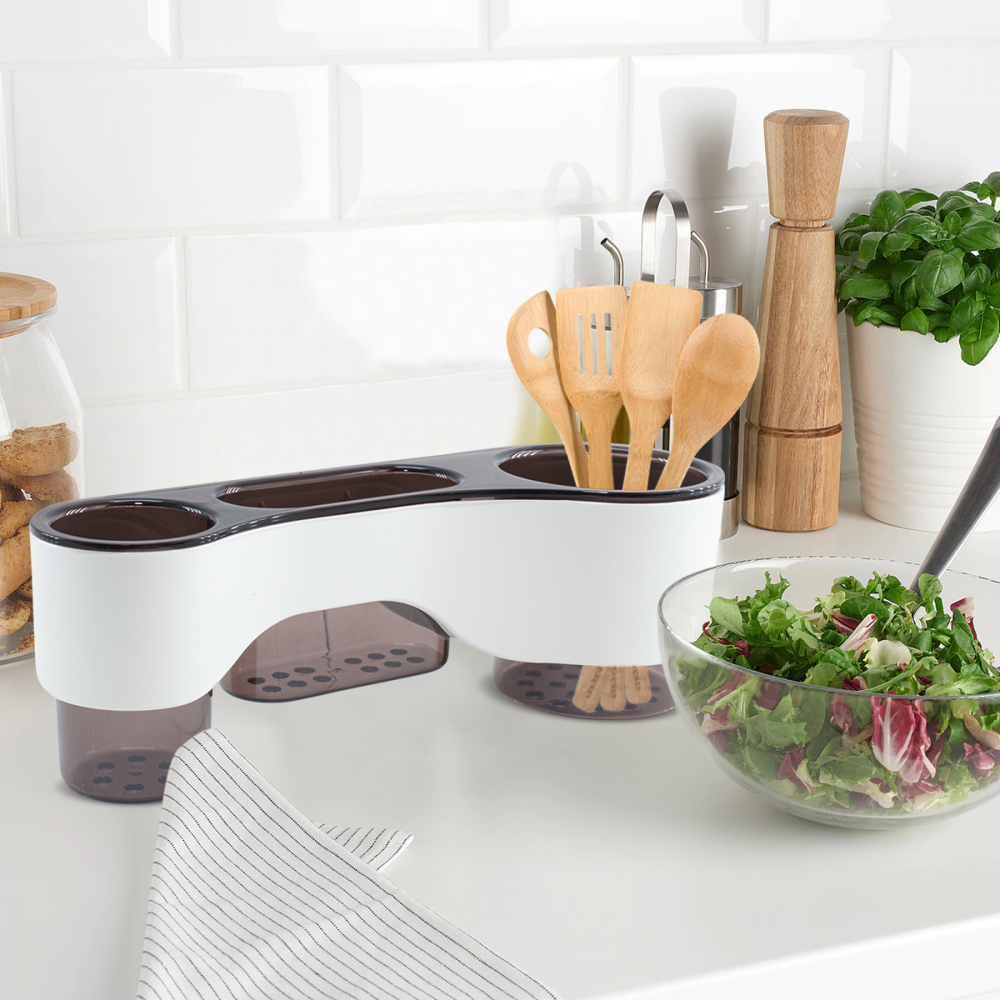 582008 Porte-ustensiles mural multifonctionnel...