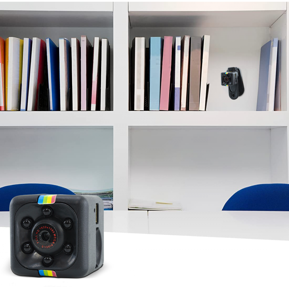 Mini Caméra Vidéo HD Cachée Microphone SQ11 et...