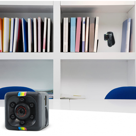 Mini Caméra Vidéo HD Cachée Microphone SQ11 et Caméra de Vision Nocturne 1080P