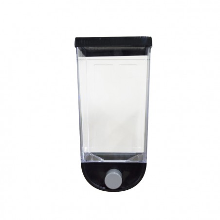 Woocereal Distributeur conteneur 1,5kg pour les céréales fruits secs 210245 Noir