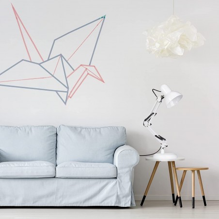 72507 Lampe de bureau métal 2 en 1 avec bras flexible et clip