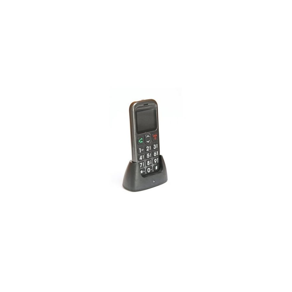 Téléphone portable - GSM pour personnes âgées - Compass E07 dual - bouton SOS radio FM