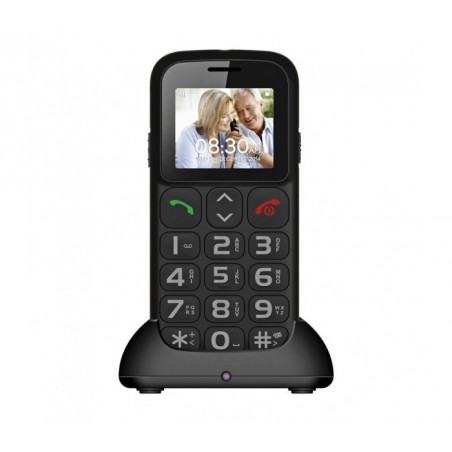 Téléphone portable - GSM pour personnes âgées - Compass E07 dual - bouton SOS radio FM