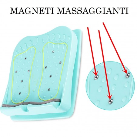 210962 Aimants massage pieds pour plate-forme d'étirement musculaire inclinée