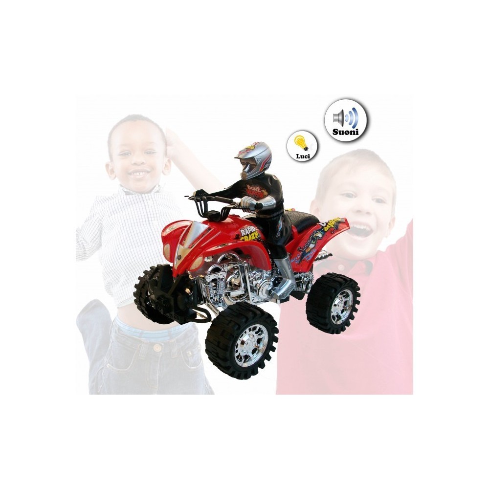 Mini quad jouet MAX MOTOroue avec son et lumière marcher seul