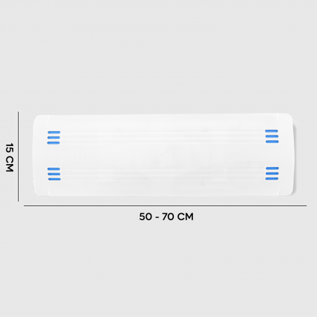 302008 Déflecteur universel pour écran de ventilation réglable de climatisation