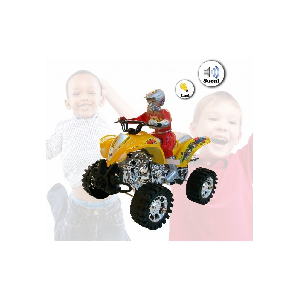 Mini quad - jouet - MAX MOTO-roue avec son et lumière - marcher seul - en deux couleurs 361501