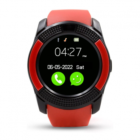 00095 Smartwatch cadran rond 3cm horloge notifications et tracker caméra