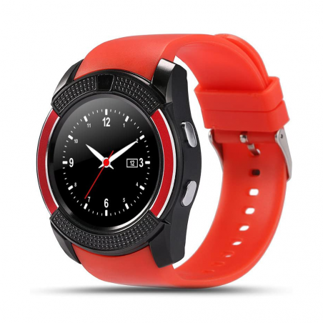 00095 Smartwatch cadran rond 3cm horloge notifications et tracker caméra