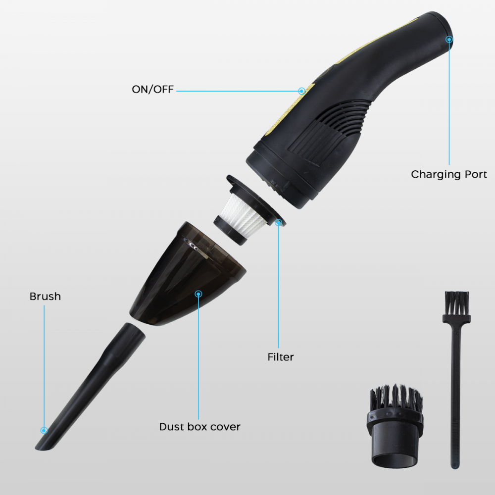 542239 Mini aspirateur de voiture portable avec...