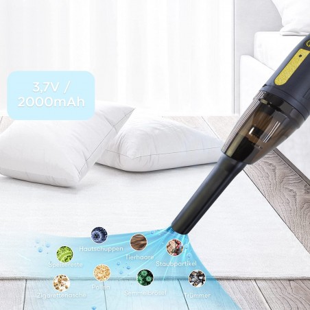 542239 Mini aspirateur de voiture portable avec câble USB Aspirateur à main