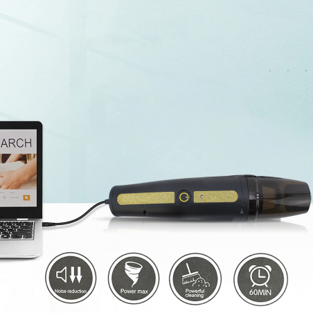 542239 Mini aspirateur de voiture portable avec câble USB Aspirateur à main