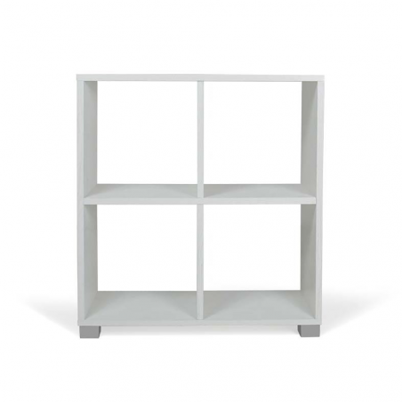 Bibliothèque Étagère En Bois 4 Cubes Art.106 Rangement 63X24X68H Cm