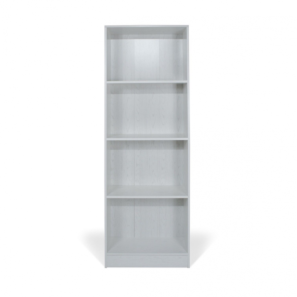 Bibliothèque verticale avec 4 étagères en bois Art.112 60x24x170H