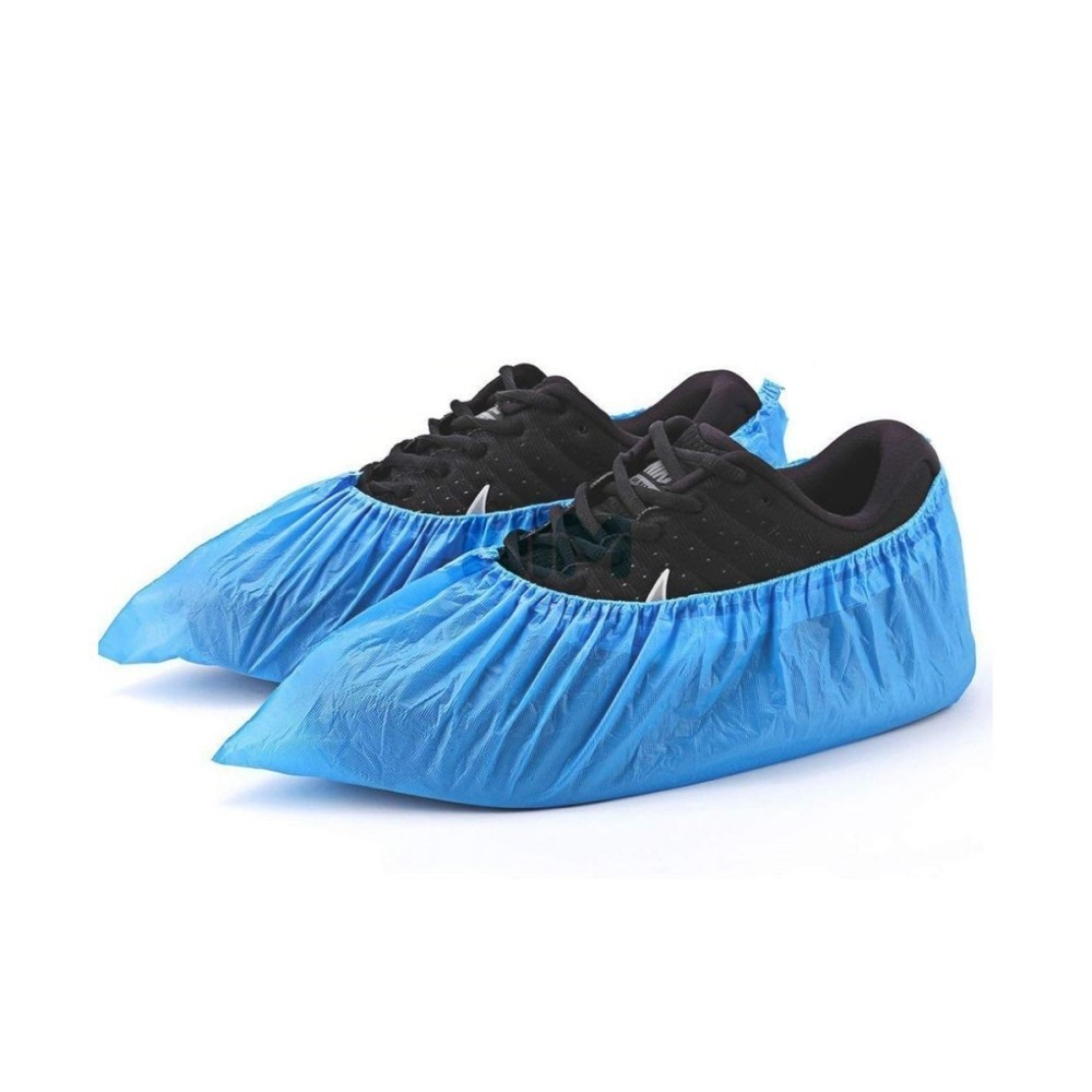 Pack 100 unités   couvre-chaussures jetables hygiéniques antibactériens