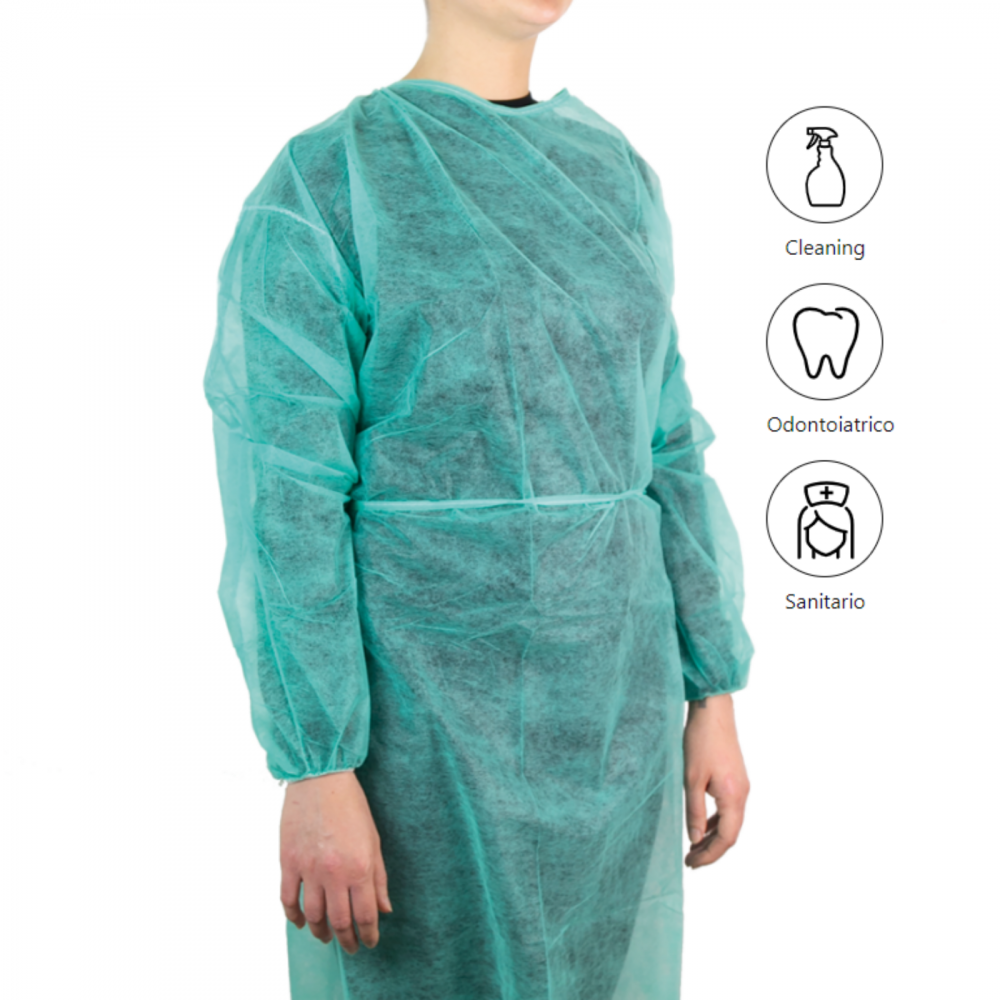 Paquet 10 unités. Blouse médicale jetable de...