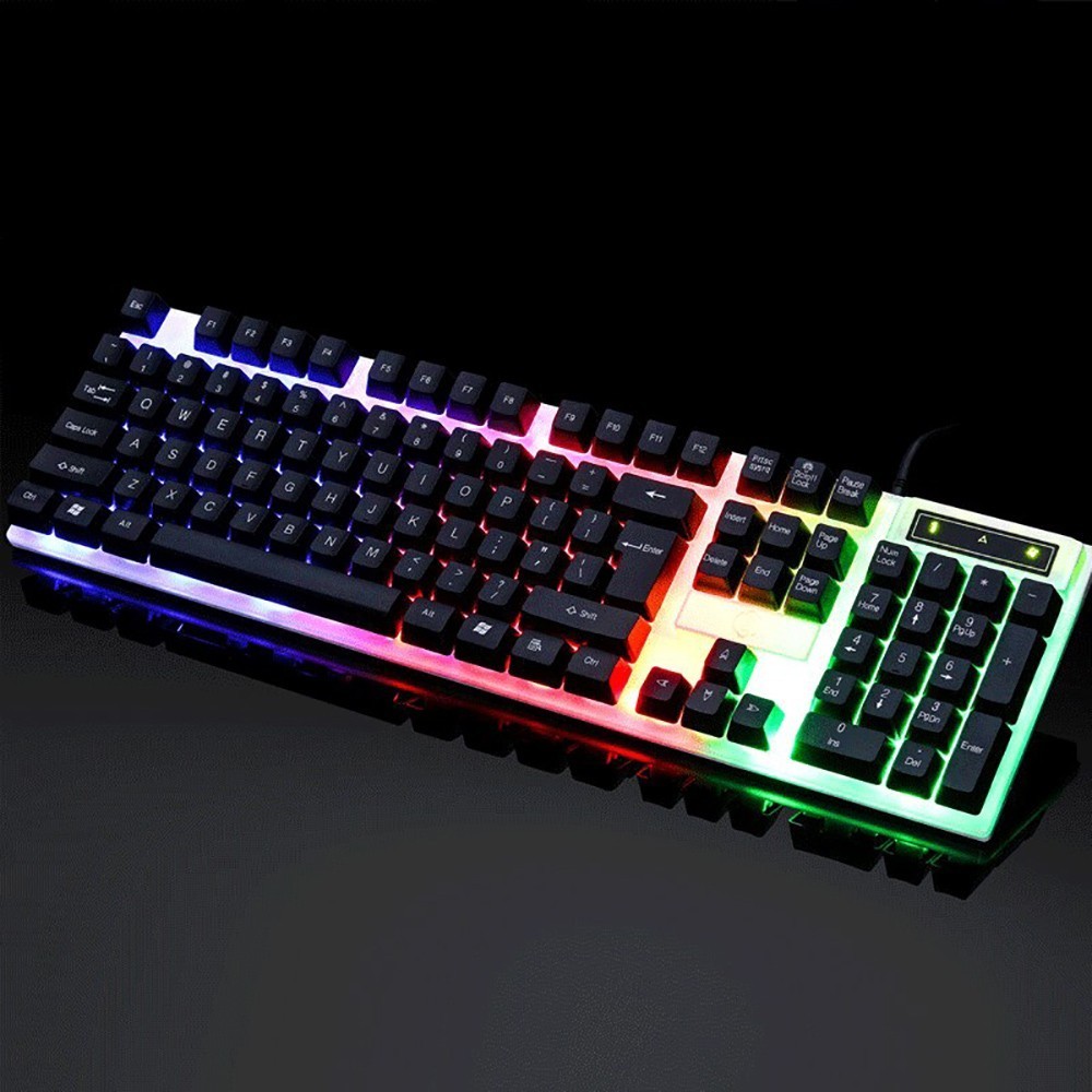 666422 Clavier souris USB RGB Gaming pour...