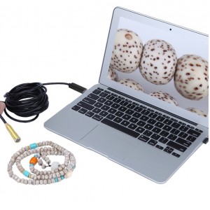 Caméra endoscope USB 5m avec sonde étanche flexible à 4 LED 2