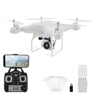 Mini drone avec caméra HD 1080P Drone quadrirotor télécommandé 33x11x33cm