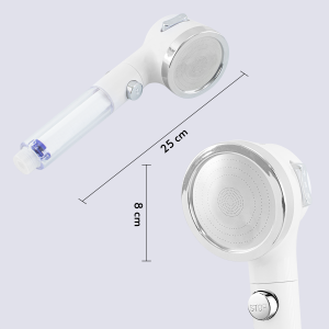 514493 Pomme de douche avec filtre coton mitigeur éponge... 2