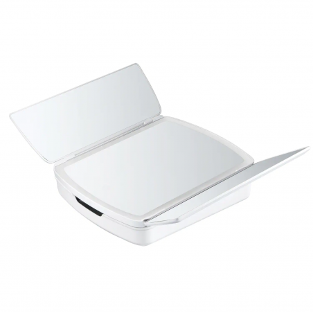 720013 Miroir de maquillage pliant avec lumières LED et tiroirs pour maquillage