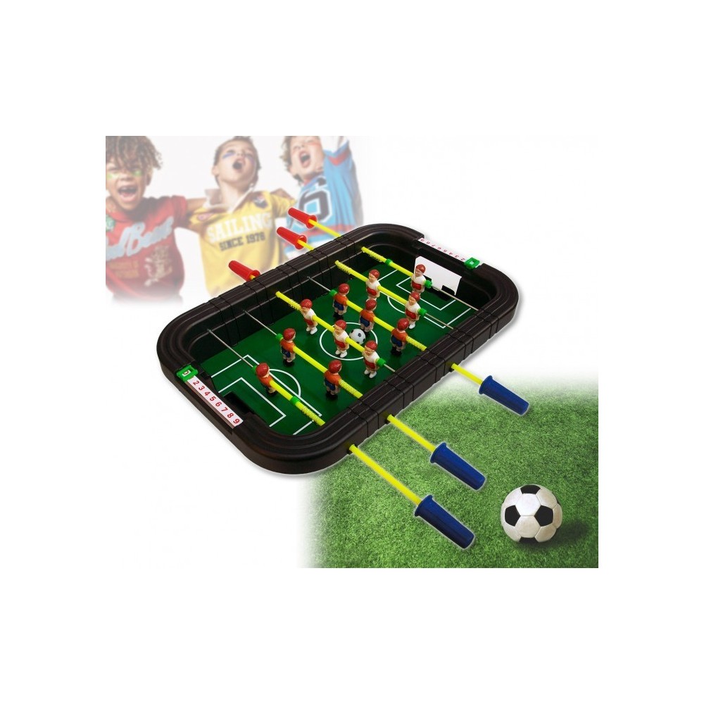 Mini Baby-foot - portable - enfants Football - CHAMPIONS DU MONDE 361570 
