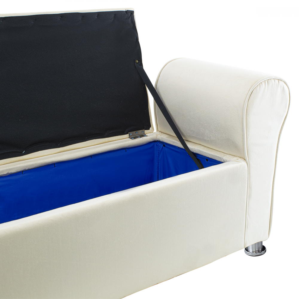 Banc coffre effet velours à paillettes...