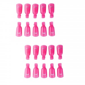 Kit 20 pcs gel clip et Gel Polish Remover 3422 pour Nail...