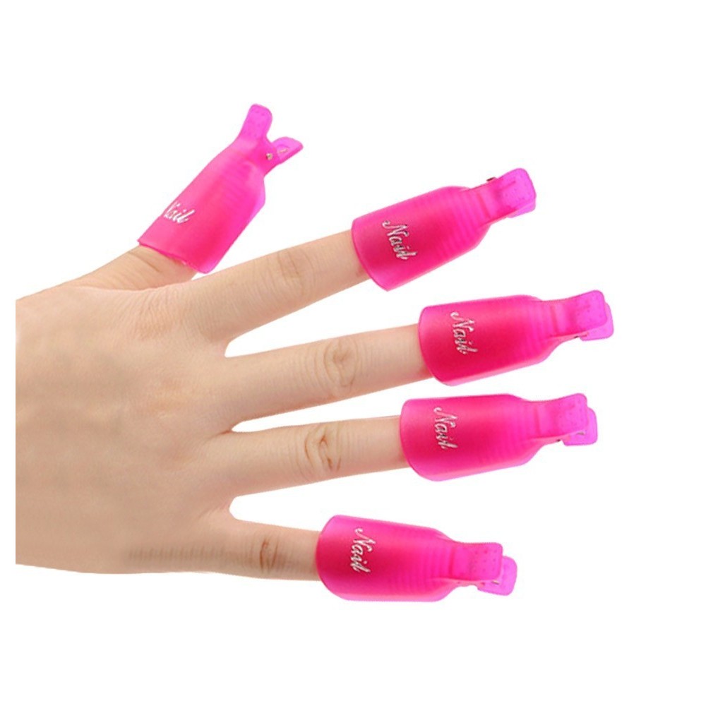 Kit 20 pcs gel clip et Gel Polish Remover 3422...