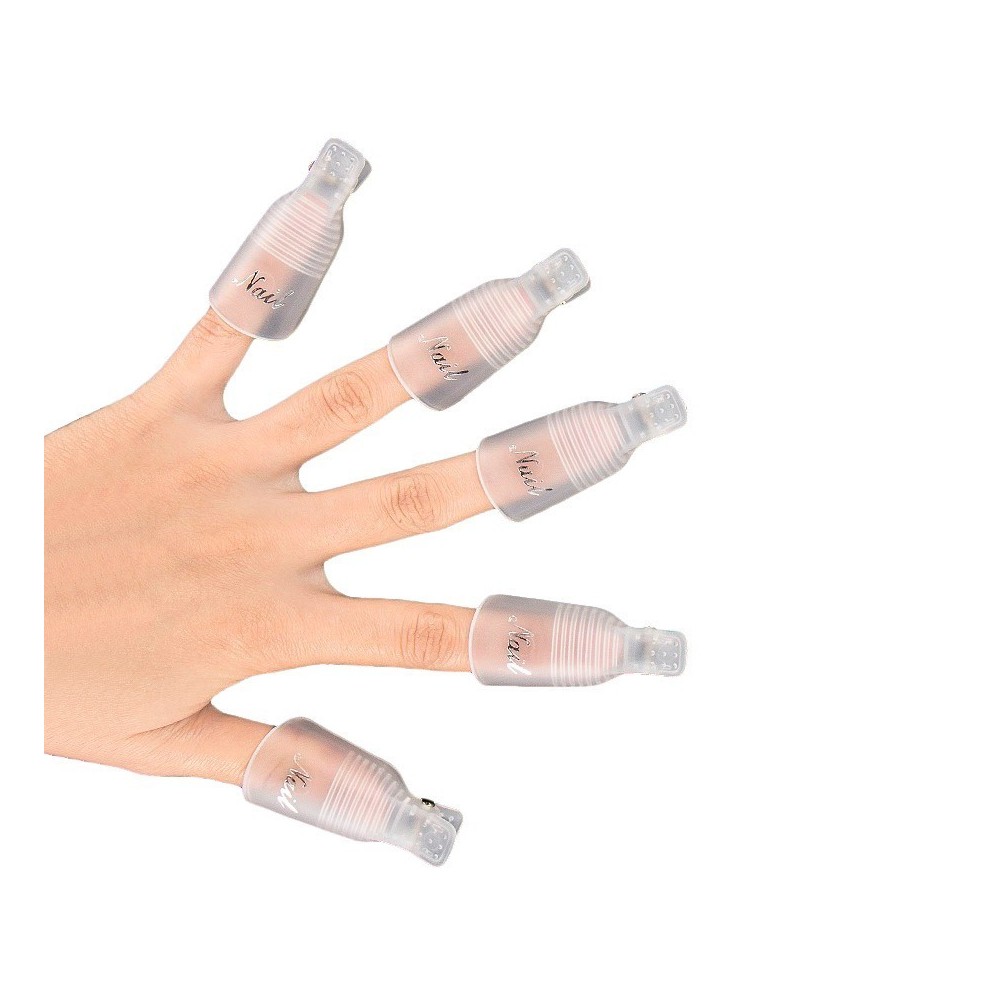 Kit 20 pcs gel clip et Gel Polish Remover 3422...