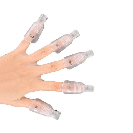 Kit 20 pcs gel clip et Gel Polish Remover 3422 pour Nail Art Nails