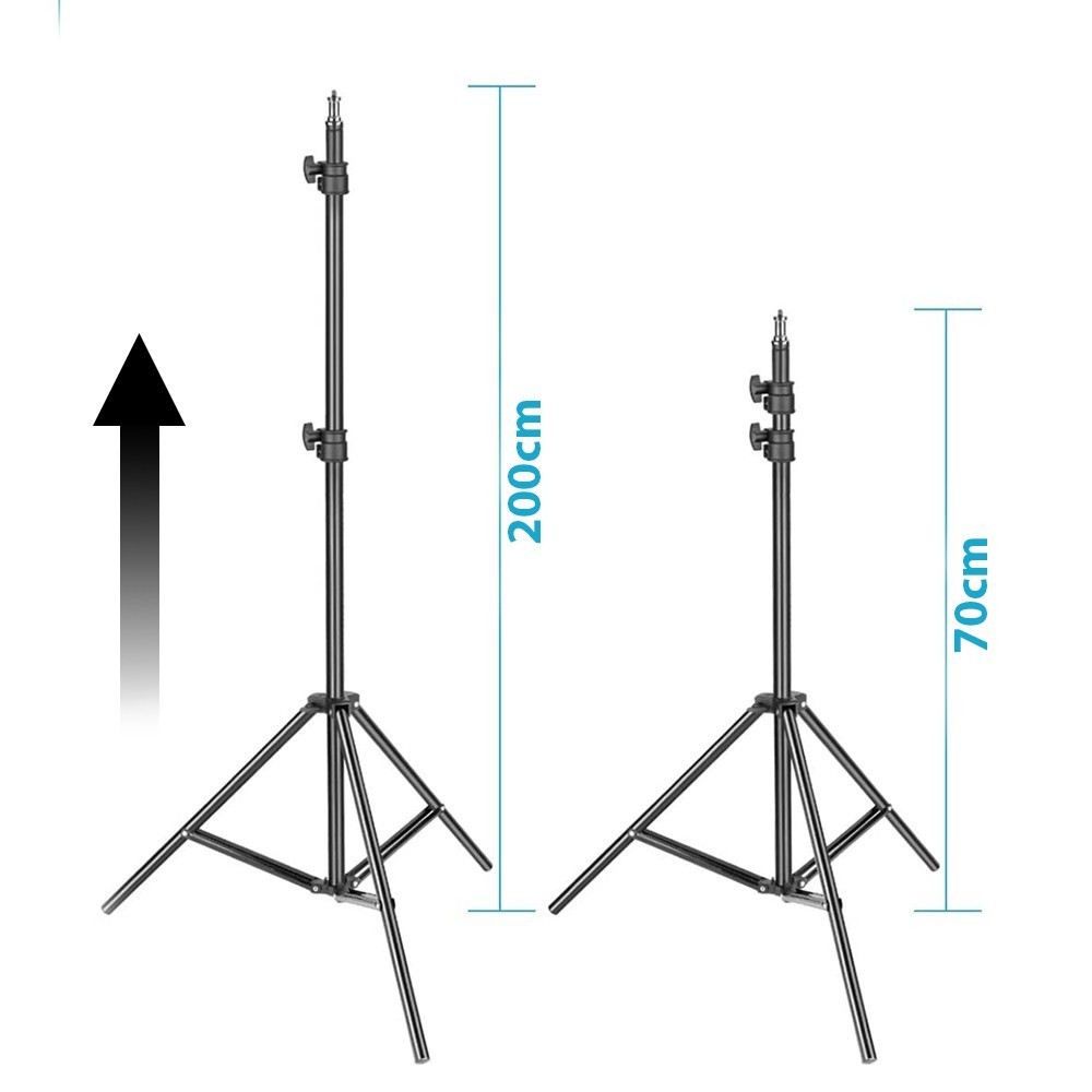 187158 Anneau lumineux LED 35 cm avec trépied...