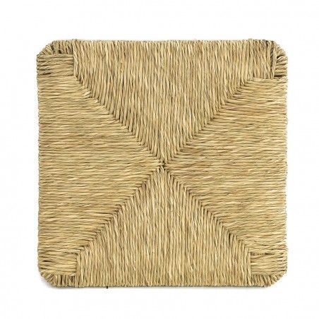 Kit 2 pc siège chaise PISA Art.901 structure inférieure paille naturelle 37x37cm