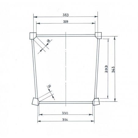 2 pcs Siège chaise remplacement 427 Silvana structure paille naturelle 35x39cm